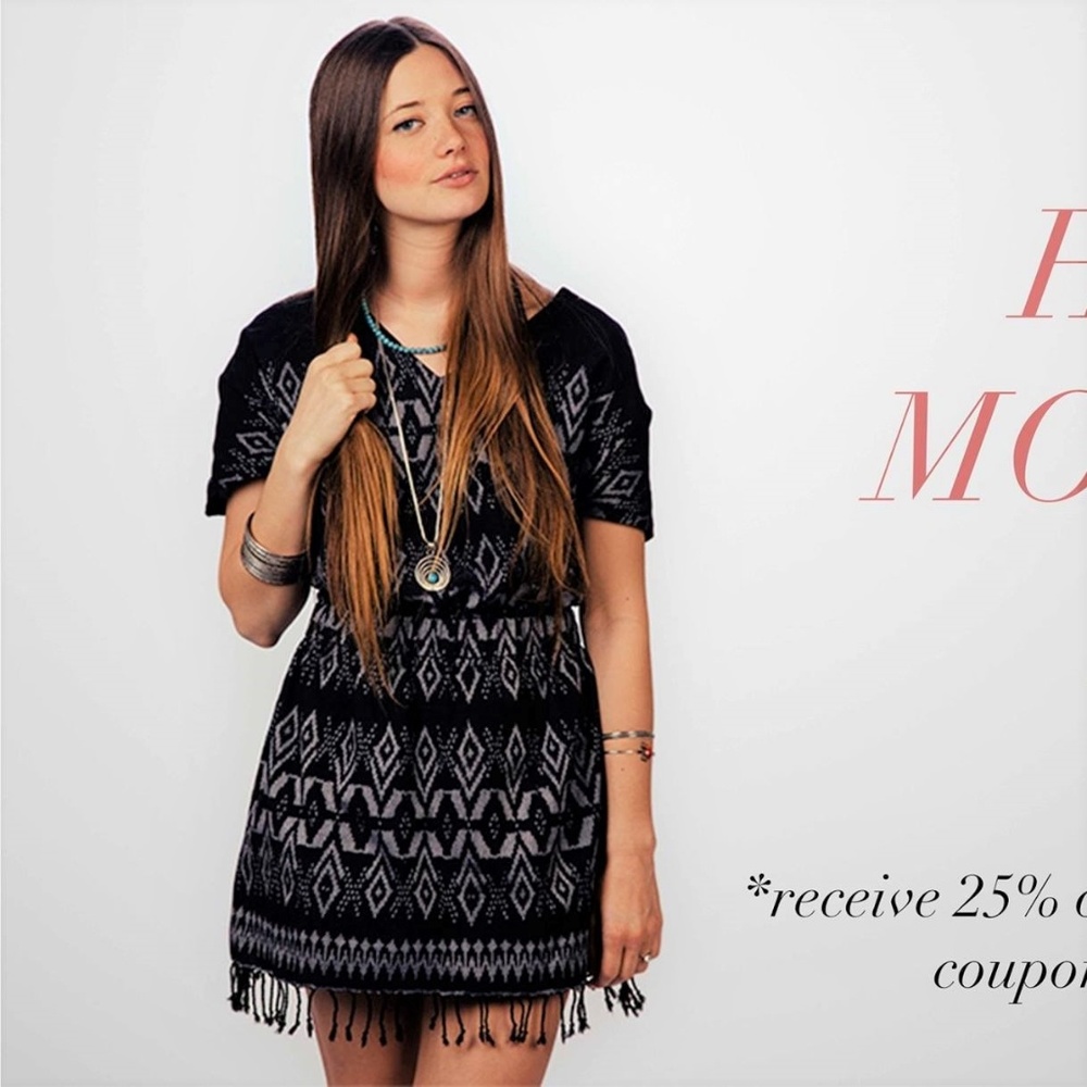 Hand woven dress